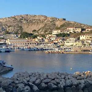 Au Coeur Du Parc National Du Massif Des Calanques, La Flibuste Des Goudes, Maison 2 Chambres, Climatisee, Jardins, Solarium, Proche Plage, Large Vue , Marseille France